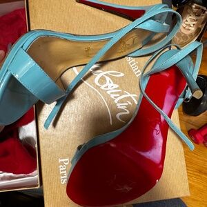 Louboutin Queen Ankle Strap Sandal